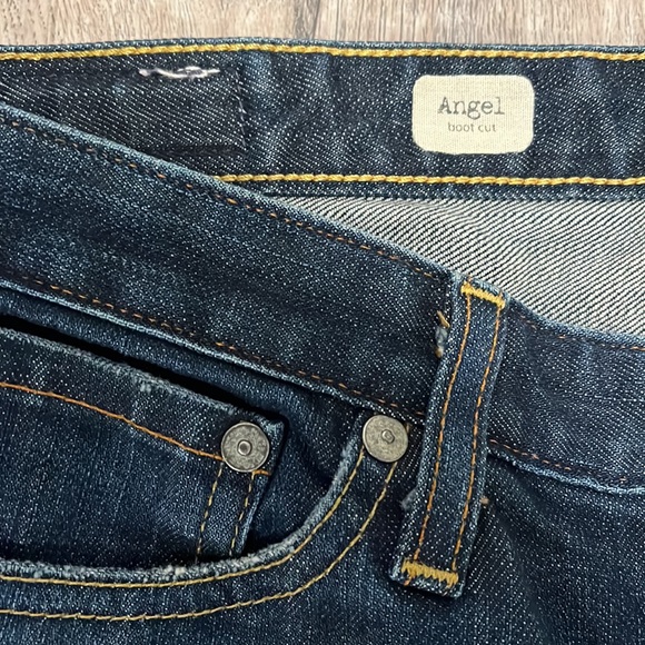 AG Adriano Goldschmied The Angel Bootcut Jeans Denim 27R - Picture 5 of 6